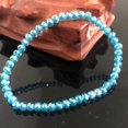 thumbnail image 1 of Bracelet Extensible en Perles de Verre Rondes avec Strass Cristal 4mm pour Femmes et Filles, 1 of 7