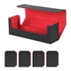 thumbnail image 3 of Caja para baraja de cartas coleccionables, caja para cartas de juego, protección para tarjetas de béisbol, colección de pasatiempos Rojo, 3 of 9