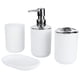 thumbnail image 5 of Suministro de baño, 4 piezas/juego de accesorios de kit de baño, botella de jabón líquido, utensilios de baño confiables y duraderos, 5 of 8