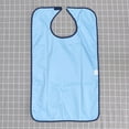 thumbnail image 2 of KALLORY Adult Mealtime Bib in Green, Reusable Washable Apron for Clothing , 1 Piece, 2 of 5
