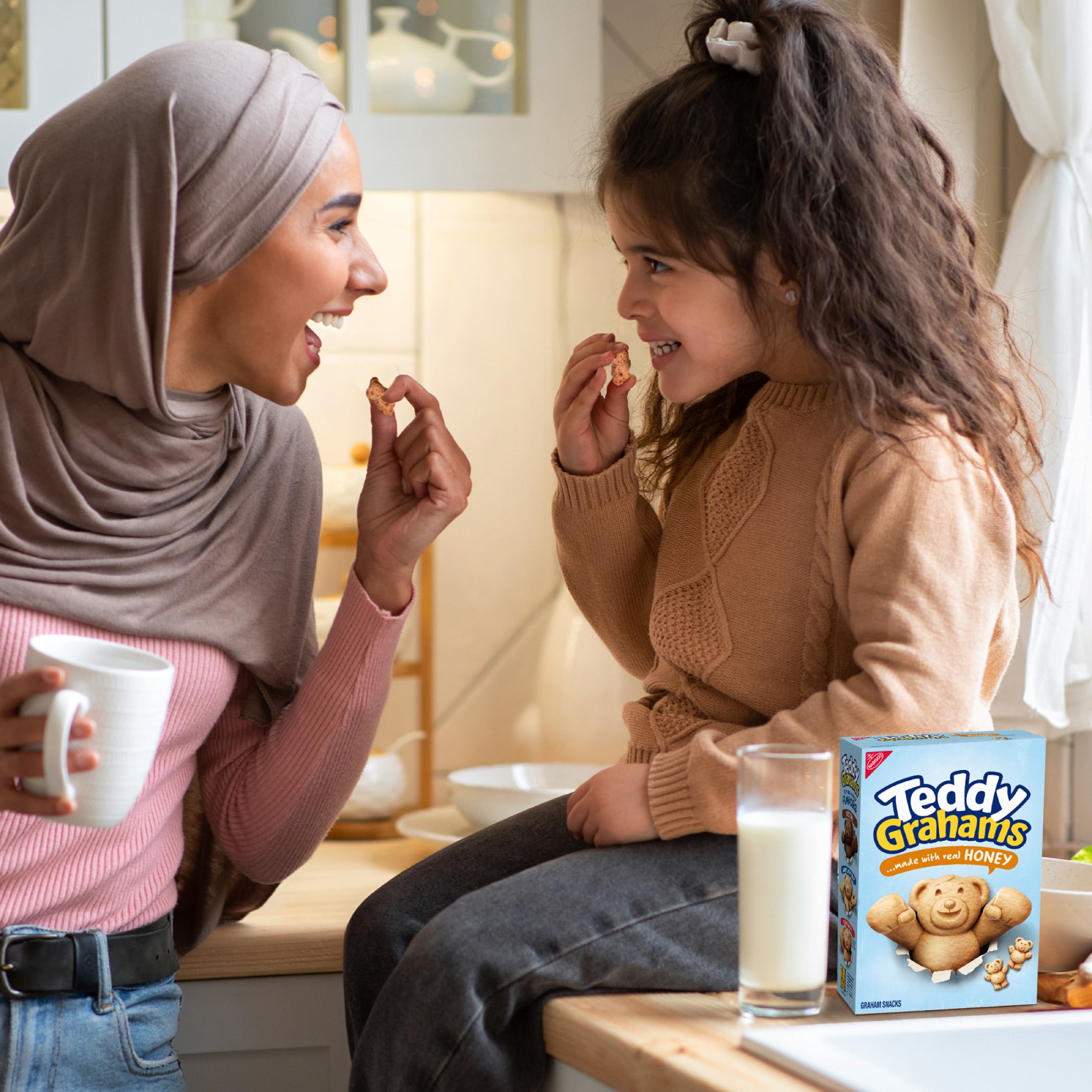 TEDDY GRAHAMS Honey Graham Snacks, Kids Snacks, 10 oz