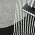 thumbnail image 6 of Nourison Modern Passion 4' x 6' Black/Grey Mid-Century Modern Indoor Rug, 6 of 7