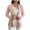 Pink, variant on ATOYSOY Women's Solid Work Office Coat Long Sleeve Button Front Cardigan Lapel Open Front Jacket Blazer Suit with Pockets Versatile Business Attire Casual Trendy Pink L