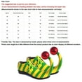 thumbnail image 4 of Doomiva Adult Clown Shoes Funny PU Leather Circuss Shoes Clown Accessories Carnival Yellow Green 44/270, 4 of 4