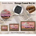 thumbnail image 2 of Vintage Gold Framed Wild Horses Running Canvas Wall Art, 3D Textured Western Horse Landscape Painting Picture Wall Decor Stunning Whimsical Horses Poster Print Artwork for Living Room Home Decoration, 2 of 18