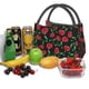 thumbnail image 3 of Fotbe Cherry Bolsa Térmica Portátil con Estampado, Bolsa de Entrega de Alimentos Aislada, Bolsa Reutilizable de Gran Capacidad para Comidas y Supermercado, 3 of 6