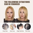 thumbnail image 4 of viviaBella Human Hair Topper - 5.1" x 5.1" Clip-In & Seamless Solution for Thinning Hair - Pepper and Salt, 10 Inch Thick Silk Base for Women(5.1"X5.1" 10inch Pepper and Salt), 4 of 5
