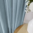 thumbnail image 2 of Cortinas transparentes Tollpiz de lino texturizado que filtra la luz, azul 5, 2 of 6