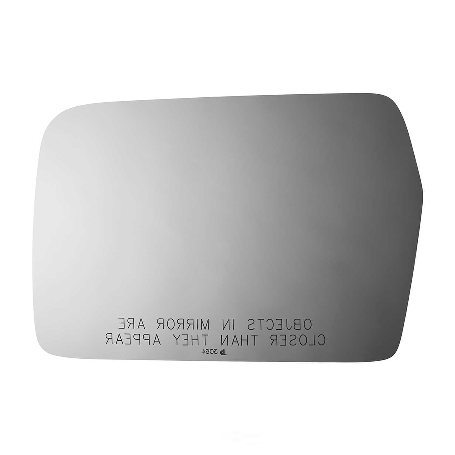 Burco Side View Mirror Replacement Glass - Clear Glass - 3064