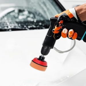 16-piece set of car foam drill polishing pads, 2-inch detail polishing grinding pad mixed sizes car beauty kit pneumatic sander car polisher thread - 61 suitable for buffer polishing machine polishin