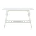 thumbnail image 5 of Linon Ashville Mid-Century Indoor Console Table with Shelf, White, 5 of 13