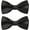 Black, variant on GUZEIR 2PCS Boys Child Kids Bow ties - Adjustable Pre Tied Solid Color Wedding Party Bowties&nbsp;Black