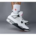thumbnail image 3 of Ni - ke Size 13 - Jordan 4 Retro OG Mid White Cement, 3 of 5