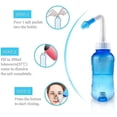 thumbnail image 5 of Kit de Rinçage des Sinus, 300ml Neti Pot Kit de Rinçage des Sinus avec 30 Sachets de Sel de Lavage Nasal et Autocollant Thermomètre, Kit de Rinçage des Sinus Nasaux Compatible avec Adultes, 5 of 5