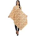 thumbnail image 1 of Phagun Beige à Imprimé Floral en Voile de Coton pour Femmes Longue Étole Foulard Tour de Cou Dupatta, 1 of 1