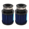 thumbnail image 1 of 2pcs Air Filter 28?48mm High Filtration Efficiency Universal for 50cc 70cc 90cc 125cc Moped Scooter ATV Dirt Bike Black Blue, 1 of 5