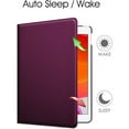 thumbnail image 4 of Rotating Case for New iPad Air 1/Air 2 9.7 Inch - 360 Degree Rotating Smart Protective Stand Cover with Auto Sleep/Wake, Purple, 4 of 6