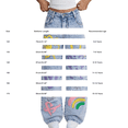 thumbnail image 4 of XXWXYD Girls Vacation Jeans Girls Baggy Ripped Jeans Artistic Graphic Streetwear Trousers Cute Aesthetic Print Denim Pants Y2K Wide Leg Boyfriend Jeans, 4 of 9