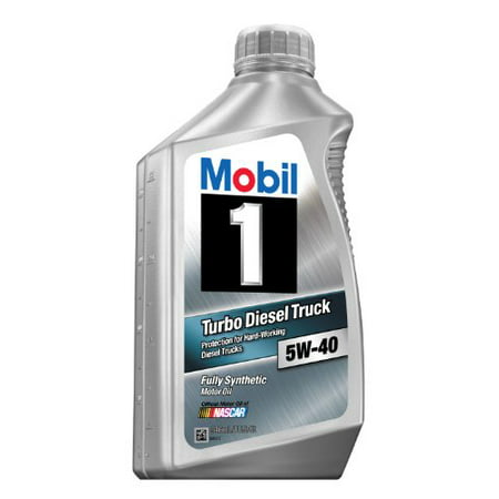 MOBIL 1 TURBO DIESEL TRUCK 5W-40 6X1QT (Best Synthetic Oil For Diesel Cars)
