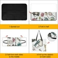 thumbnail image 4 of Bohemian Color Waterproof Picnic Blanket with Foldable Zipper, Suitable for Outdoor Use, Suitable for Travel, Camping, Beaches, Parks, Grasslands, Picnic Blanket Accessories, 4 of 8