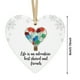 thumbnail image 2 of Adorno de corazón con animales y amistad Una forma significativa de expresar «mi persona» Amistad eterna Colgante acrílico 2D con forma de corazón, 2 of 5