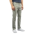 thumbnail image 2 of Jachs NY Men's Classic 5-Pocket Cotton Stretch-Straight Leg Denim Jean Pant (Olive, 36W x 34L), 2 of 6