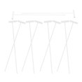 thumbnail image 3 of 10 barras de hierro para puerta de jaula de pájaros activa, trampa de alambre para puerta, cortina de metal extraíble (plateada), 3 of 6