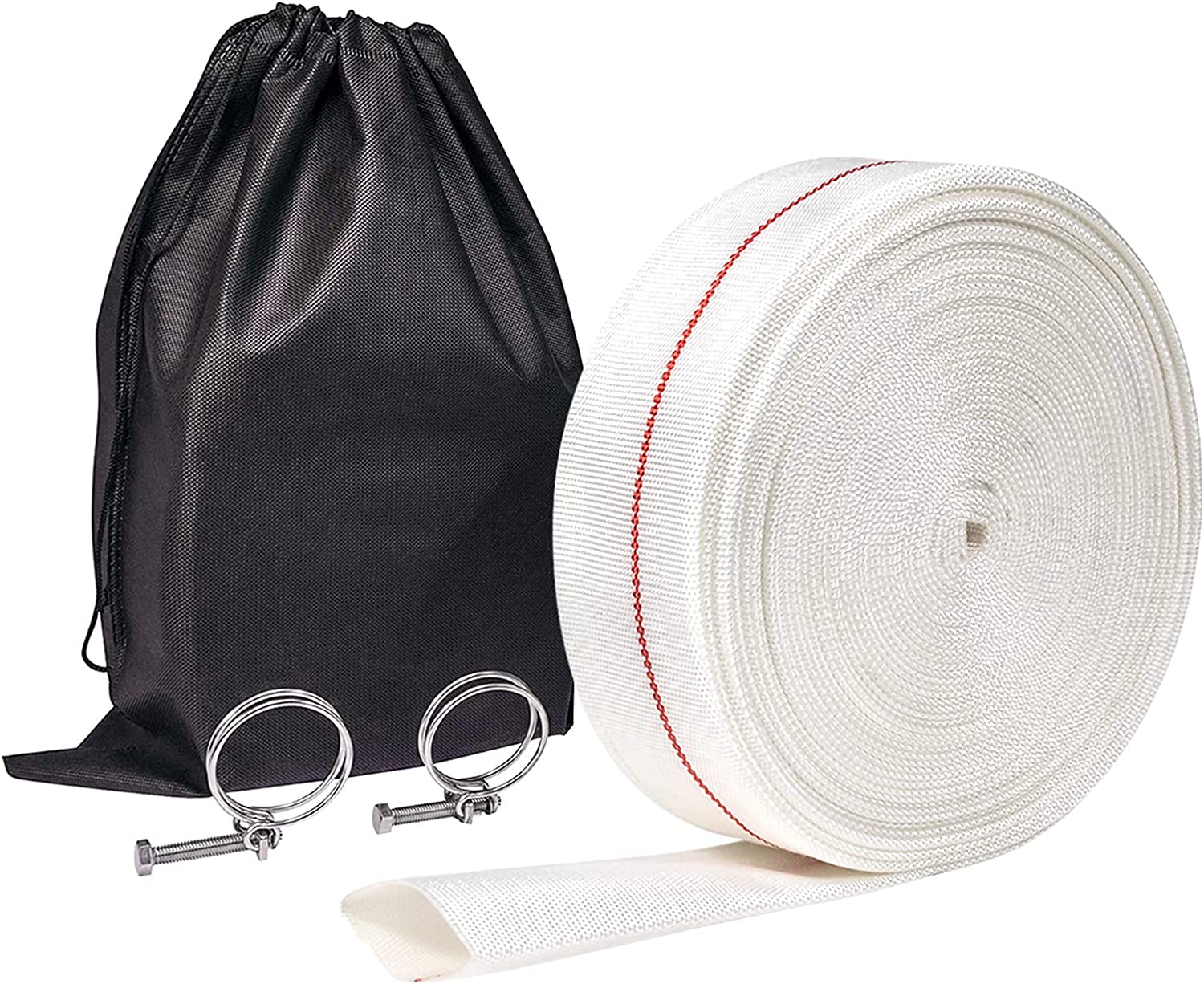 RENR 11/2" ID x 60 FT Lightweight Backwash Hose , Discharge Fire Hose