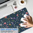thumbnail image 4 of Long Mouse Pads for Desk,Pioneer Flower Floral Print Pattern Desk Mats on Top Of Desks, Desk Mouse Pad Extra Large with 3mm Non-Slip Base and Stitched Edge for Gaming,Office,Work,Home 35.4"x15.7", 4 of 6