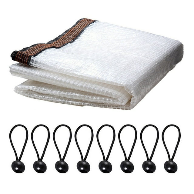 GLFILL Film Imperméable Pliable pour Protection de Jardin Bâche Extérieure Transparente 2X2m