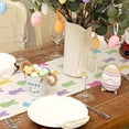 thumbnail image 5 of Easter Table Runner 13 x 72 Inch, Colorful Bunny Decorative Farmhouse Rustic Holiday Spring Table Decoration for Kitchen Dinning, Indoor Outdoor Dinner Party Décor, 5 of 5