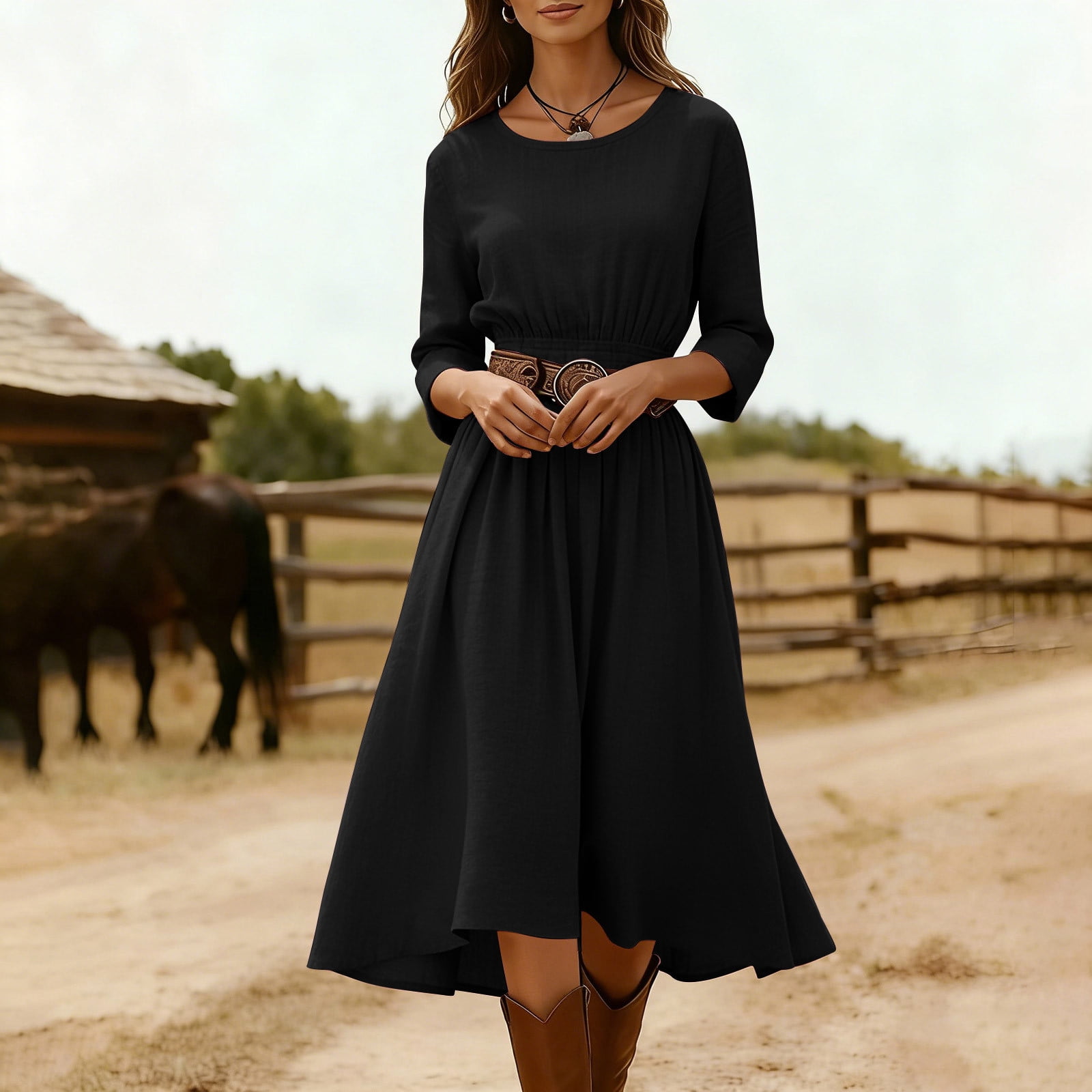 black dress maxi with sleeves Long Sleeve in swimsuit cover up Size:us:8 True wrap dress Pockets Spaghetti Straps A-line Lace