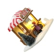 thumbnail image 1 of Inteprter Navidad Comedor Coche Palomitas de maíz Casa pequeña luminosa con luces LED Paisaje nevado Vacaciones Cumpleaños Regalos de Navidad Kits de decoración para fiestas, 1 of 6