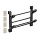 thumbnail image 2 of Zapatero plegable de pared, soporte para zapatos, estante plegable de 2 niveles, versátil para toallas 30 centímetros, 2 of 9