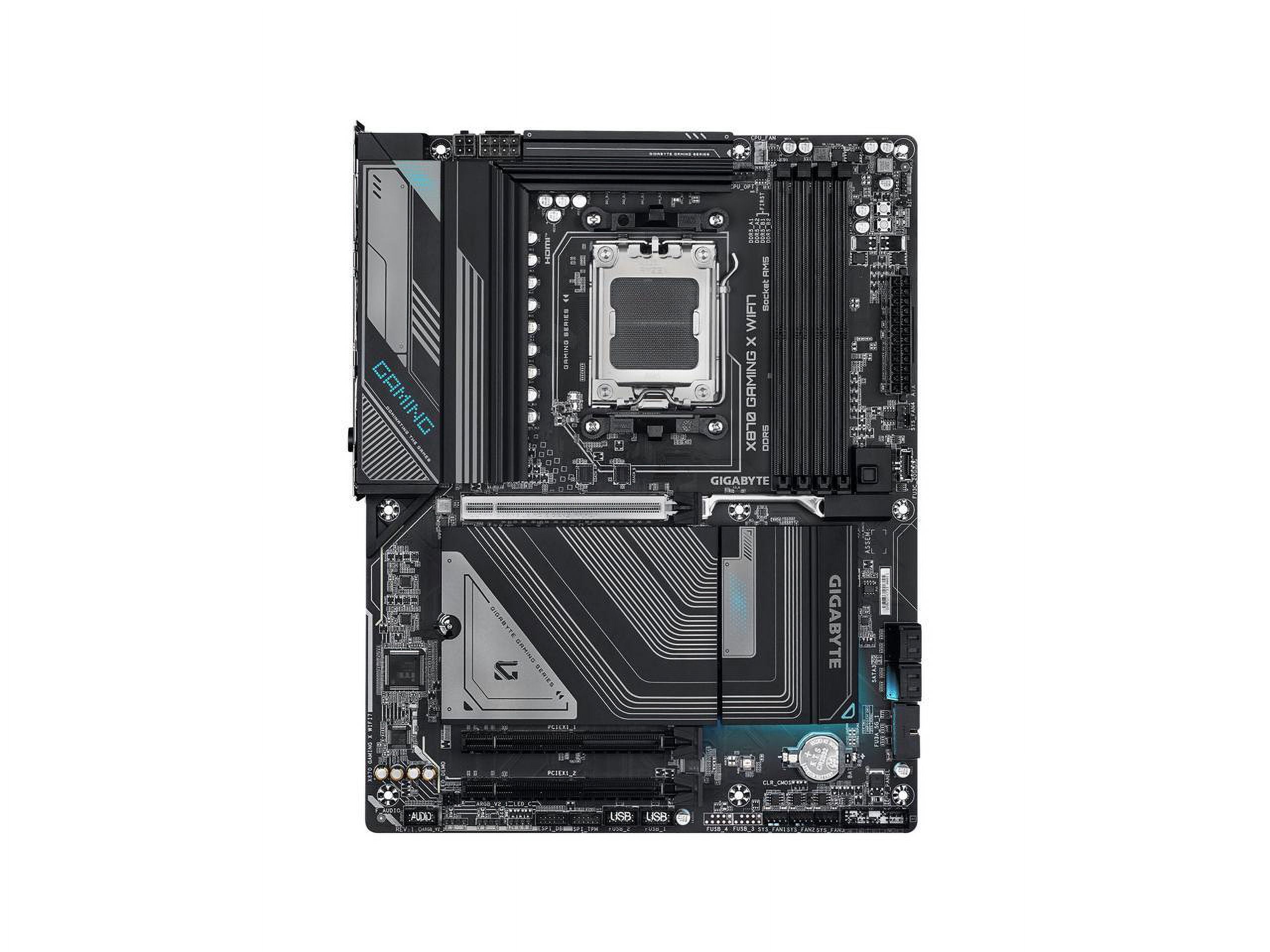 Gigabyte X870 GAMING X WIFI7 Gaming Desktop Motherboard - AMD X870 Chipset - Socket AM5 - ATX (x870gamingxwifi7)