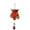 Red, variant on Ornaments Clearance! Owl Wind Chimes Metal Musical Wind Bells 1 Owl Mobile Wind Catcher Wind Chime for Home Festival Decor Indoor/Outdoor Decoration 1 Wind Chime
