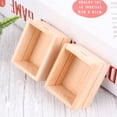 thumbnail image 1 of OUNONA 2pcs Mini Wooden Basket Mini Basket Decoration for Kids Scene Props, 1 of 3