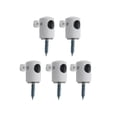 thumbnail image 3 of 5 Pcs Pendant Light Cable Hook Lighting Fixture Organizer Pendant Cord Clip Cable Mounting Clips for Lamp Hanging Lights Dining Room Garages White, 3 of 8