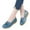 Light Blue, variant on Oyedens Slip on Loafers Walking Shoes for Women Leather Non Slip Nurse Work Penny Loafers Boat Shoes