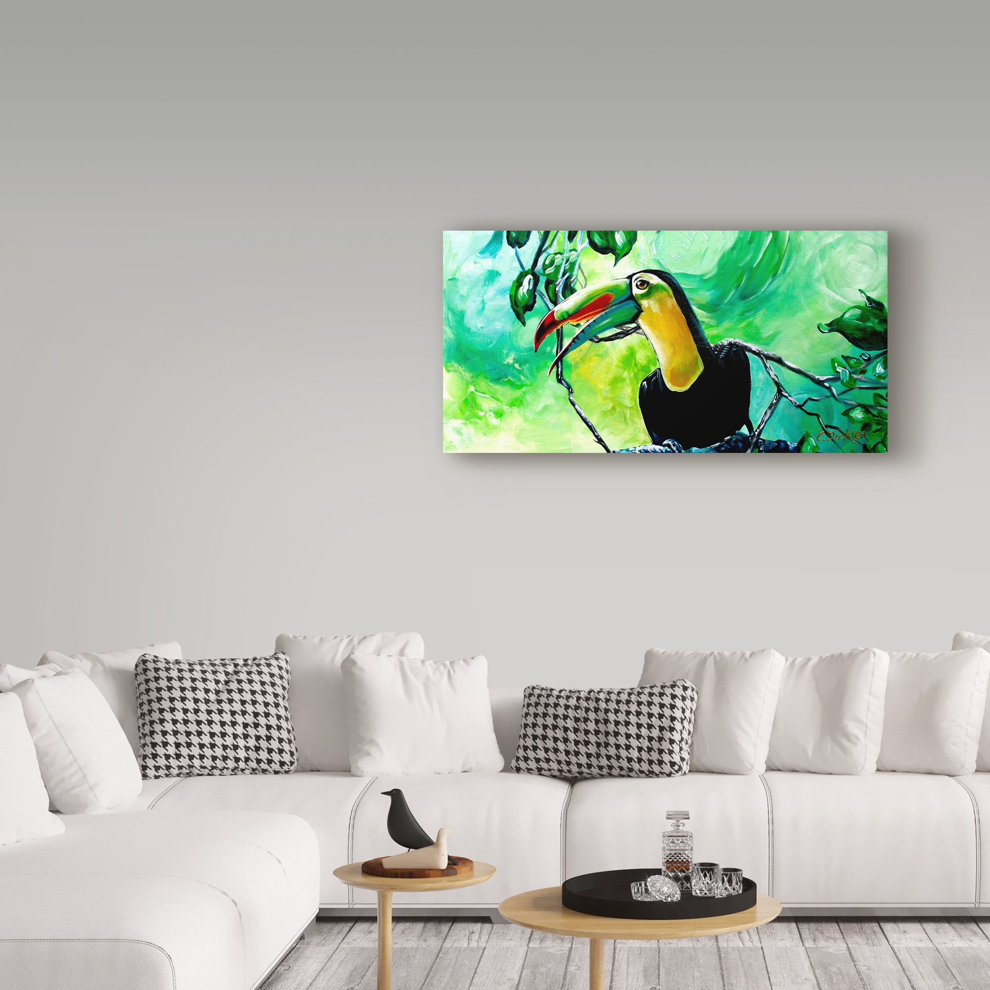 Trademark Fine Art 'Toucan Portrait' Canvas Art by Cherie Roe Dirksen
