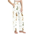 thumbnail image 2 of FORMRS Women's Pajama Pants with Pockets Soft Comfy Loungewear Sleep Bottom, Sizes S-2XL, Cartoon Bunnies, 2 of 8