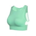 thumbnail image 3 of Women's Sports Bras Comfy Soft Padded Wireless Quick Dry Full Coverage T Shirt Bra Active Yoga Fitness Running Bralette for Push Up Medi Support Sleeping with Removable Chest Pad, Full Cup, S-2XL, 3 of 3
