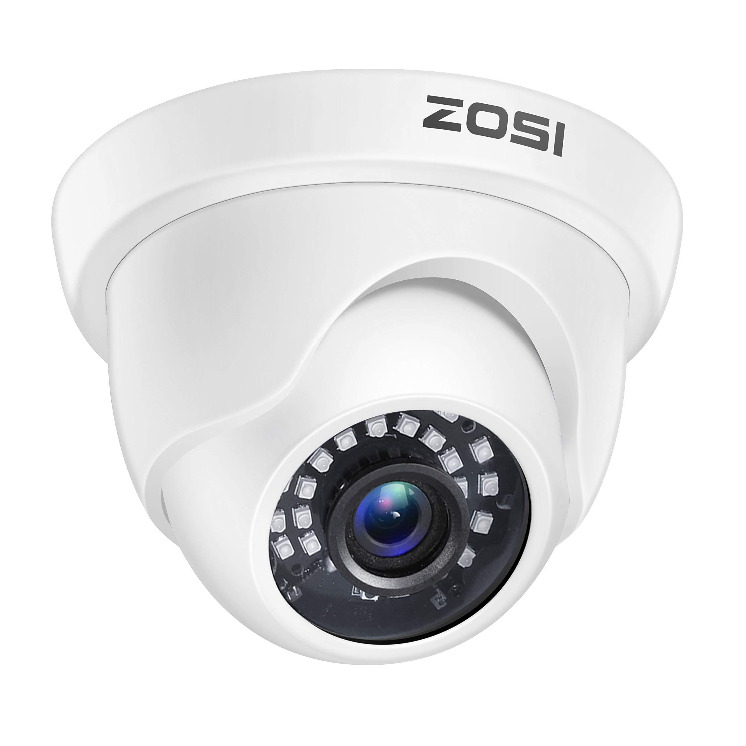 ZOSI 4PK 720p 4in1 Outdoor CCTV Security Camera 3.6mm Lens 65ft Day Night Vision 