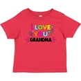 thumbnail image 3 of Inktastic I Love You Grandma with Flowers Girls Baby T-Shirt, 3 of 5