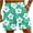 GRAY, variant on Red Hibiscus Floral 3D Graphic Shorts Men's Swim Trunks Hawaiian Surfing Board Shorts Summer Casual Quick Dry Swimwear Pants