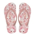 thumbnail image 2 of Psesaysky Axolotls Pink Print Flip Flop Sandal Water Shoes - Beach Slides Slip-on Quick Dry Thong FlipFlops Sandals for Boys (11-12 Little Kids) Size 3, 2 of 7