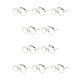 thumbnail image 2 of Gafas de sol polarizadas Minnieouse con montura ligera unisex plateado anti-azul 10Conjunto, 2 of 6