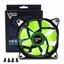 thumbnail image 3 of 120Mm Led Neon Green Computer Pc Case Cooling Fan Sleeve Bearing Cooler Vetroo, 3 of 4