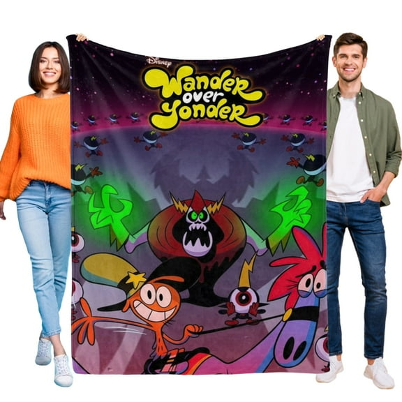 WANDER OVER YONDER Throw Blanket Gifts for Fans Lover Girls Boys Women Present Hoodie Him Bed 60"x80"