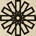 thumbnail image 1 of Ahgly Company Machine Washable Indoor Square Transitional Golden Blonde Gold Area Rugs, 8' Square, 1 of 7